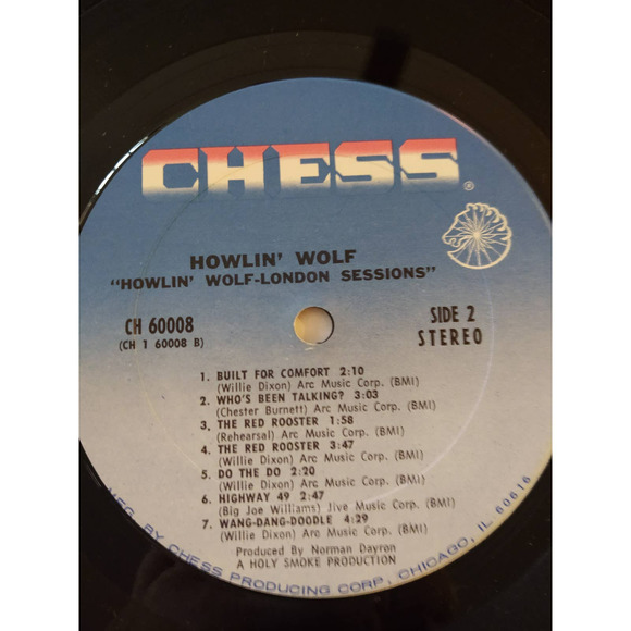 Howling Wolf The London Howlin' Wolf Sessions Chess CH 60008 - Picture 8 of 8